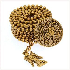 CHANEL belt gold Women Authentic secondhand